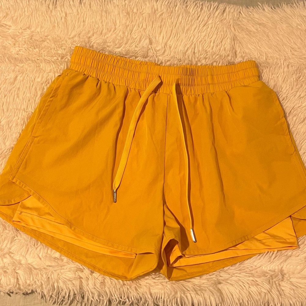 NWOT Women’s Athletic Shorts - Yellow/Gold